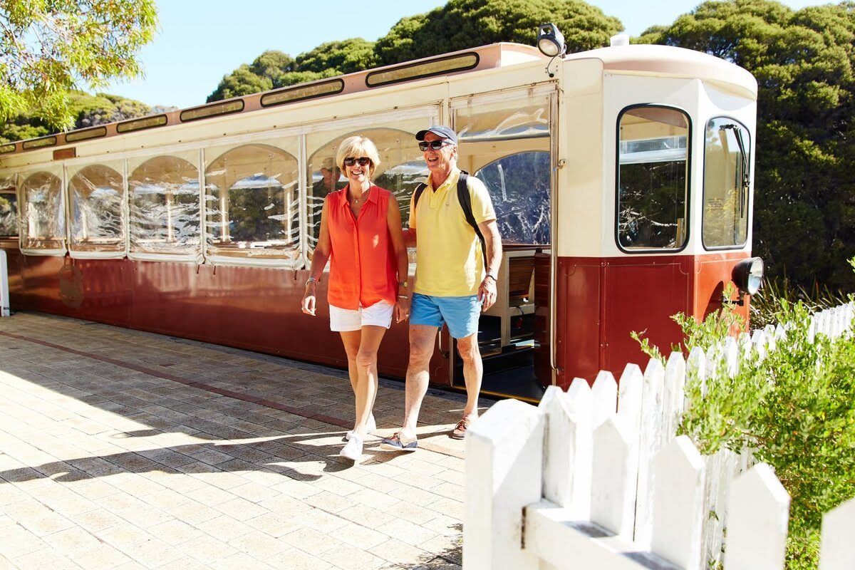 The Historical Oliver Hill Train & Tunnel Tour on Rottnest Island