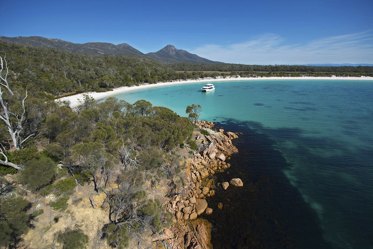 Exploring Wineglass Bay