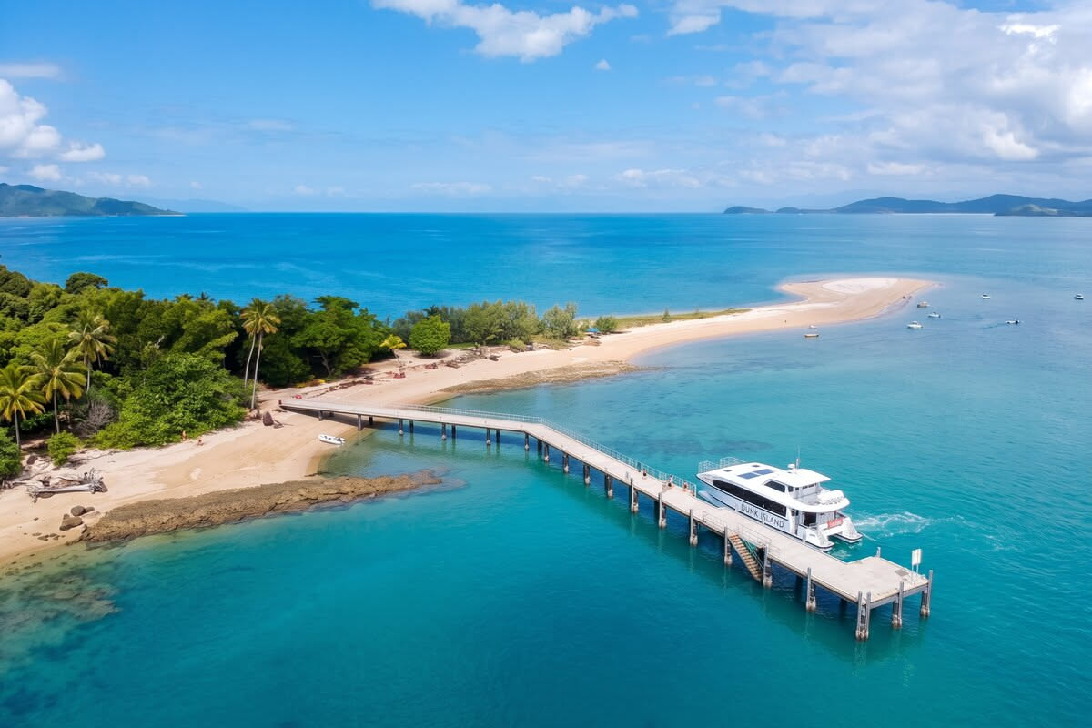 Taking the Dunk Island Ferry from Mission Beach
